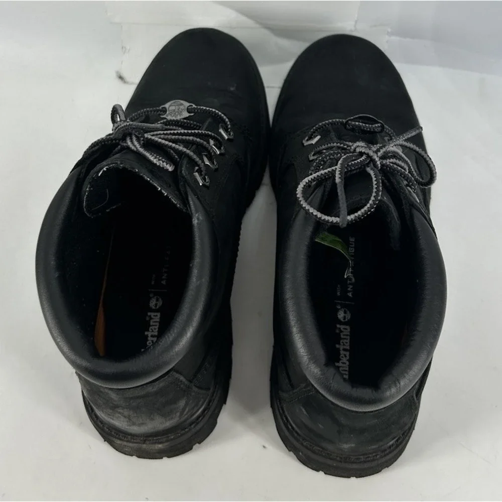 Timberland Nellie Waterproof Chukka Boots Black Nubuck Women's Size 6.5M‎